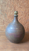 Lampe en terre cuite émaillé des années 50
