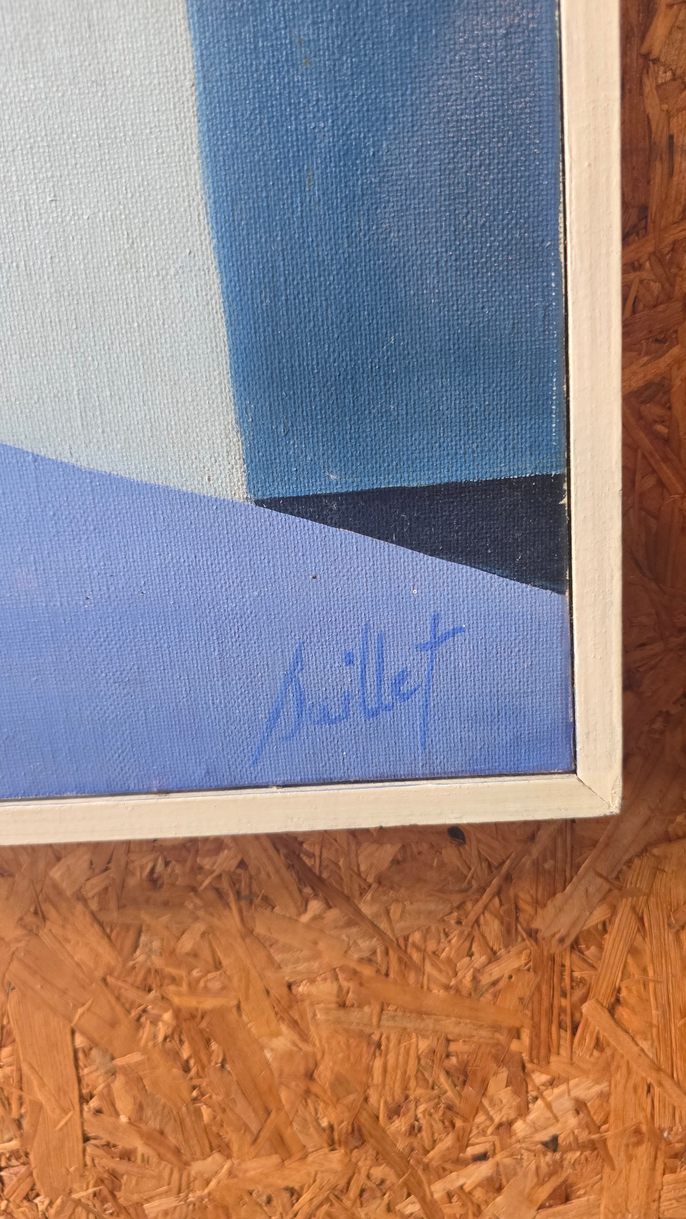 Huile sur Toile – Gilbert Bailet : "Église de Profil"