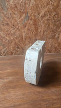 Bougeoir Sculptural en Travertin – Enzo Mari (Circa 1970)
